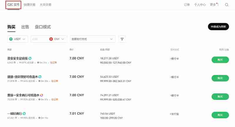 欧意C2C买币和快捷买币哪个好?(OKX C2C买币和快捷买币区别对比)